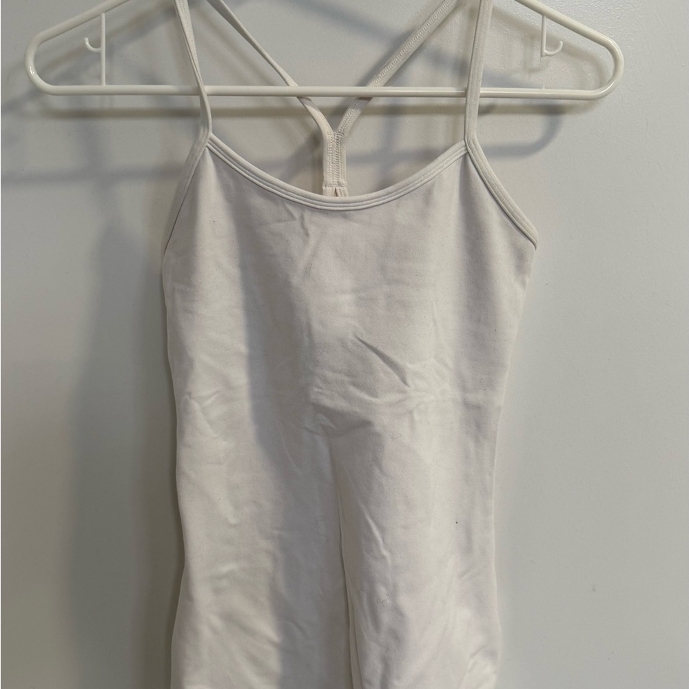 Lululemon White Power Y Tank 4